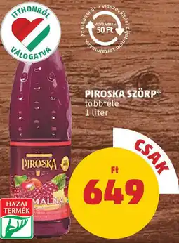 PENNY Piroska szörp ajánlat