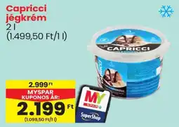 Spar Capricci jégkrém ajánlat