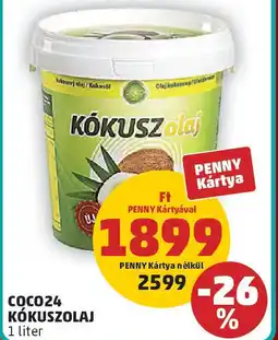 PENNY Coco24 kókuszolaj ajánlat