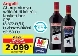 Spar Angelli Cherry, Áfonya szőlőléből készült, Ízesített bor ajánlat