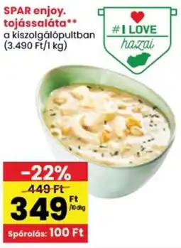 Spar SPAR enjoy. tojássaláta ajánlat