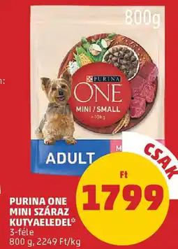 PENNY Purina one mini száraz kutyaeledel ajánlat