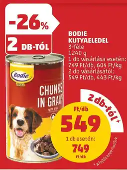 PENNY Bodie kutyaeledel ajánlat