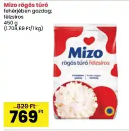 Spar Mizo rögös túró ajánlat