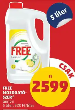PENNY Free mosogató- szer ajánlat