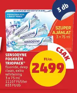 PENNY Sensodyne fogkrém triopack ajánlat