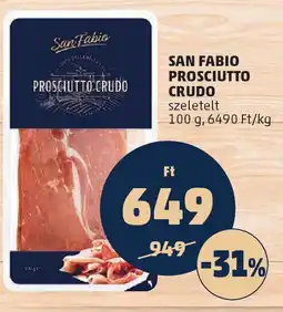 PENNY San Fabio prosciutto crudo ajánlat