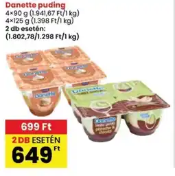 Spar Danette puding ajánlat