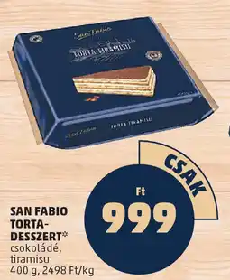 PENNY San Fabio torta- desszert ajánlat