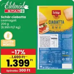 Spar Schär ciabatta ajánlat