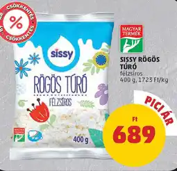PENNY Sissy rögös túró ajánlat