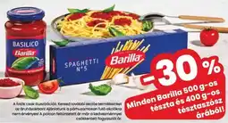 Spar Barilla tészta / tésztaszósz ajánlat