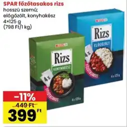 Spar SPAR főzőtasakos rizs ajánlat