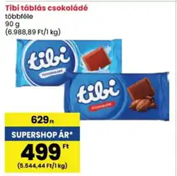 Spar Tibi táblás csokoládé ajánlat