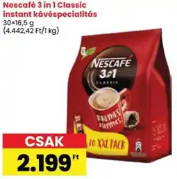 Spar Nescafé 3 in 1 Classic instant kávéspecialitás ajánlat