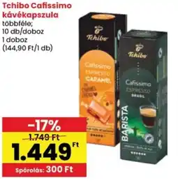 Spar Tchibo Cafissimo kávékapszula ajánlat