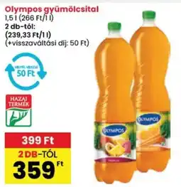 Spar Olympos gyümölcsital ajánlat