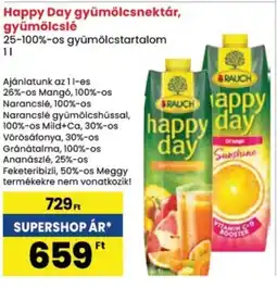 Spar Happy Day gyümölcsnektár, gyümölcslé ajánlat