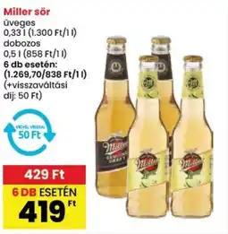 Spar Miller sör ajánlat