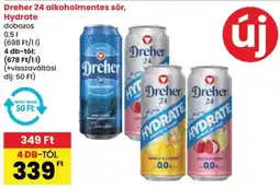 Spar Dreher 24 alkoholmentes sör, Hydrate ajánlat