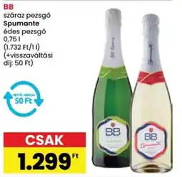 Spar BB száraz pezsgő ajánlat