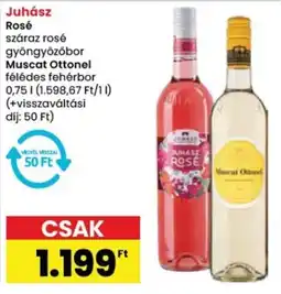 Spar Juhász Rosé / Muscat Ottonel ajánlat