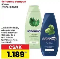 Spar Schauma sampon ajánlat
