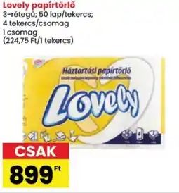 Spar Lovely papírtörlő ajánlat