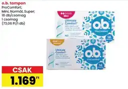 Spar O.B. Tampon ProComfort ajánlat