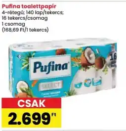 Spar Pufina toalettpapír ajánlat