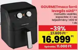 Spar GOURMETmaxx forró levegős sütő ajánlat