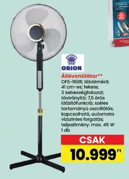 Spar ORION Állóventilátor OFS-160R ajánlat