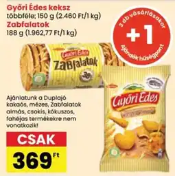 Spar Győri Édes keksz / Zabfalatok ajánlat