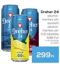 GRoby Dreher 24 alkoholmentes sör ajánlat
