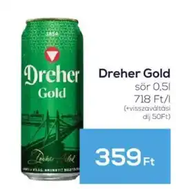 GRoby Dreher Gold sör ajánlat