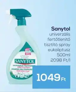 GRoby Sanytol univerzális fertőtlenítő tisztító spray eukaliptusz ajánlat