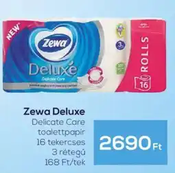 GRoby Zewa Deluxe Delicate Care toalettpapír ajánlat