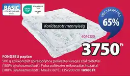 JYSK FONDSBU paplan ajánlat