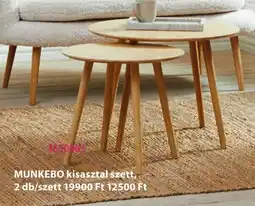 JYSK MUNKEBO kisasztal szett ajánlat