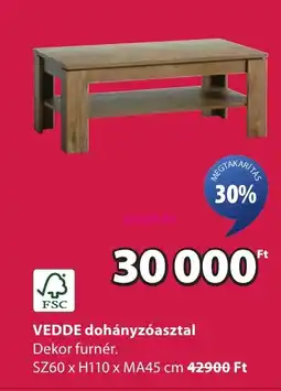 JYSK VEDDE dohányzóasztal ajánlat