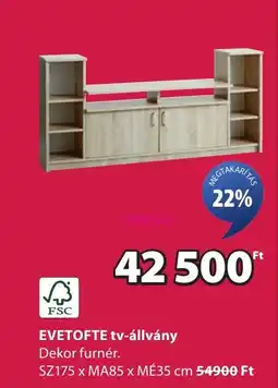 JYSK EVETOFTE tv-állvány ajánlat