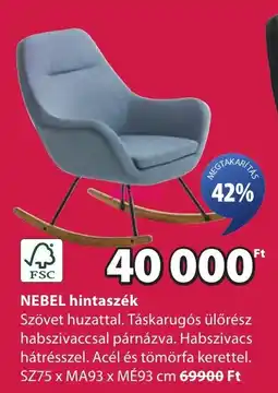 JYSK NEBEL hintaszék ajánlat