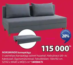 JYSK NORSMINDE kanapéágy ajánlat