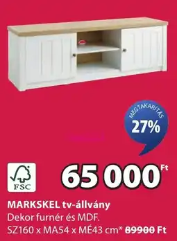 JYSK MARKSKEL tv-állvány ajánlat
