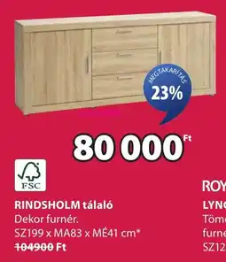 JYSK RINDSHOLM tálaló ajánlat