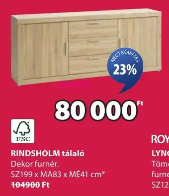 JYSK RINDSHOLM tálaló ajánlat