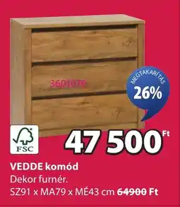 JYSK VEDDE komód ajánlat