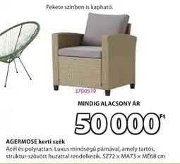 JYSK AGERMOSE kerti szék ajánlat