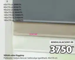 JYSK SENJA rolós függöny ajánlat