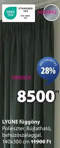JYSK LYGNE függöny ajánlat